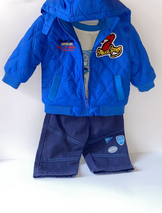 Picture of 19881 BOYS 3-PIECE SET WITH HOODY THERMAL TOP + JEANS